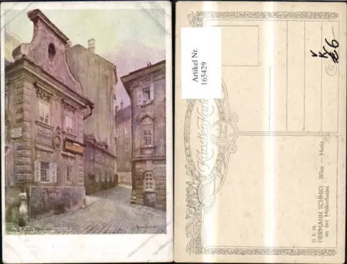 165429,Wien 1 Motiv a. d. Mölkerbastei sign Hermann Schmid pub Kilophot