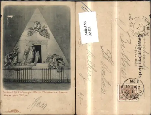 165484,Wien 1 Grabmal d. Erzherzogin Maria Christina v. Canova Denkmal