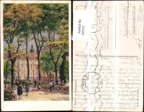 165511,Wien 1 Volksgarten 1923