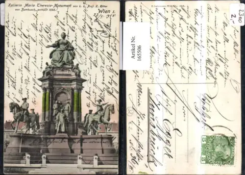 165506,Wien 1 Kaiserin Maria Theresia Monument 1928