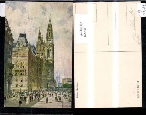 165531,Wien 1 Rathaus m. Personen