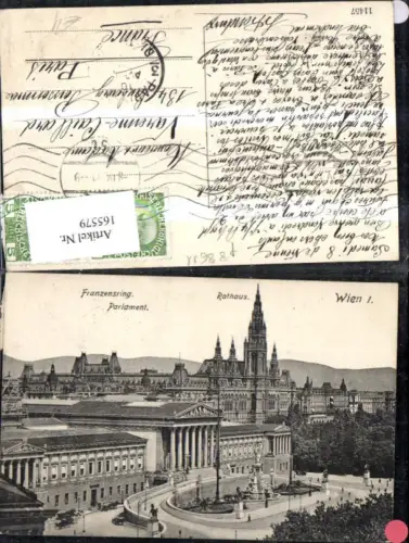 165579,Wien 1 Franzensring Parlament Rathaus