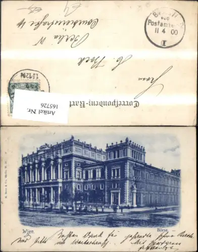 165726,Wien 1 Börse 1900