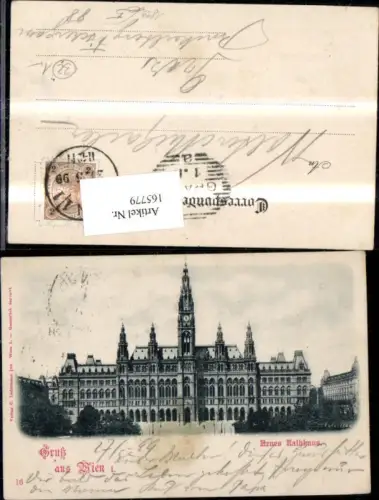 165779,Wien 1 Neues Rathaus 1899