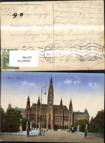 165790,Wien 1 Rathaus 1915
