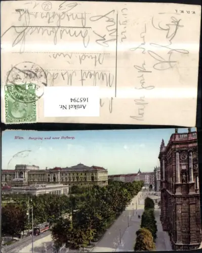 165794,Wien 1 Burgring u. Neue Hofburg Strassen