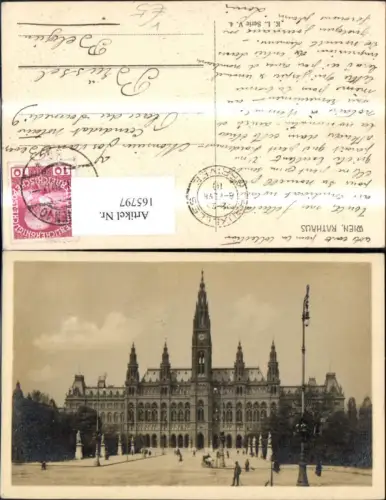 165797,Wien 1 Rathaus 1910