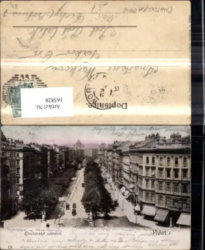 165828,Wien 1 Ring Strassenansicht