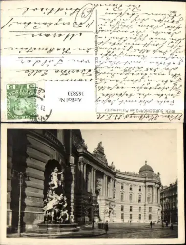 165830,Wien 1 Burgeingang a. Michaelerplatz 1912