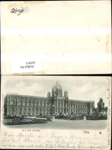 165871,Wien 1 Präge Ak K k Hof Museum