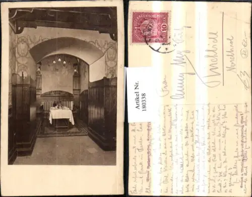 180338,Wien 1 Wiener Rathauskeller Raimund Loge Innenansicht