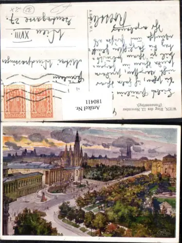 180411,Wien 1 Ring d. 12. November Franzensring