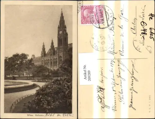 209289,Wien 1 Rathaus