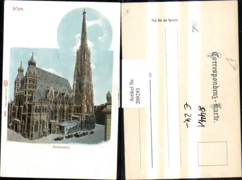 209293,Wien 1 Stefansdom Dom