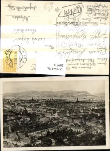 209311,Künstler AK Kasimir Wien 1 Panorama Totale pub Kilophot 23991