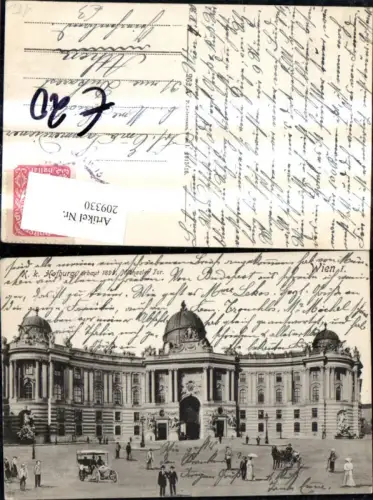 209330,Wien 1 Hofburg Michaeler Tor