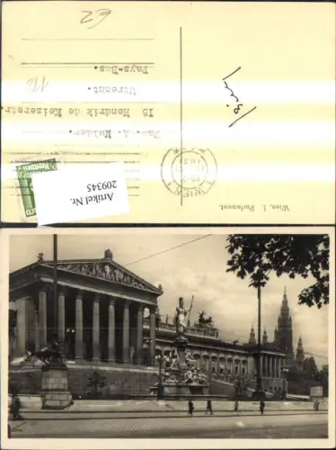 209345,Foto Ak Wien 1 Parlament