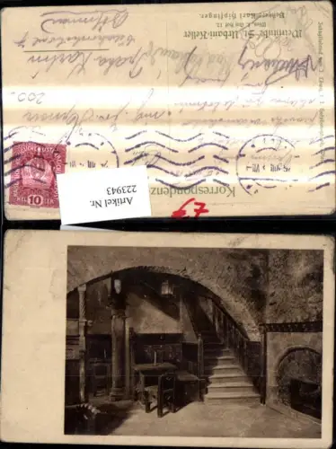 223943,Wien 1 Am Hof Weinstube St Urbani Keller Bes. Karl Hipfinger