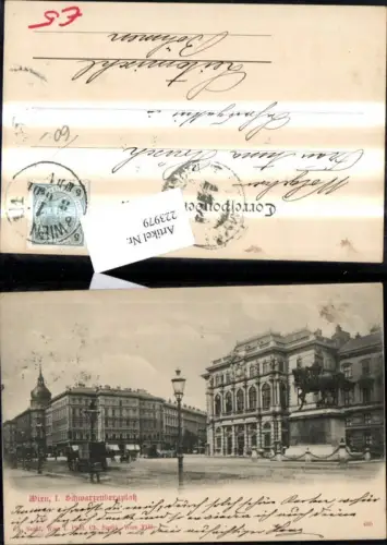 223979,Wien 1 Schwarzenbergplatz Kutsche