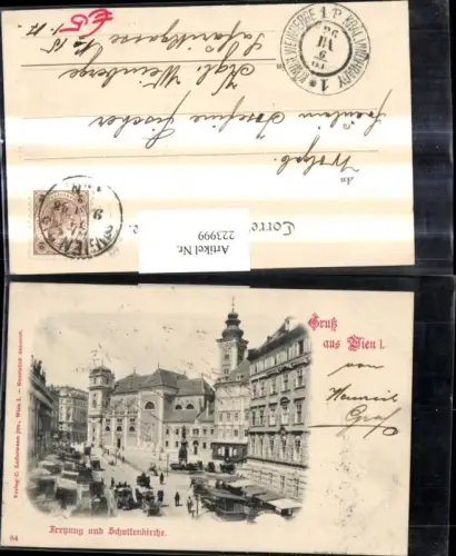 223999,Wien 1 Freyung u. Schottenkirche
