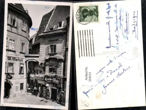 224515,Wien 1 Augustin Griechenbeisl Griechen Beisel