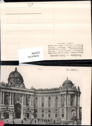 224590,Wien 1 K. k. Hofburg