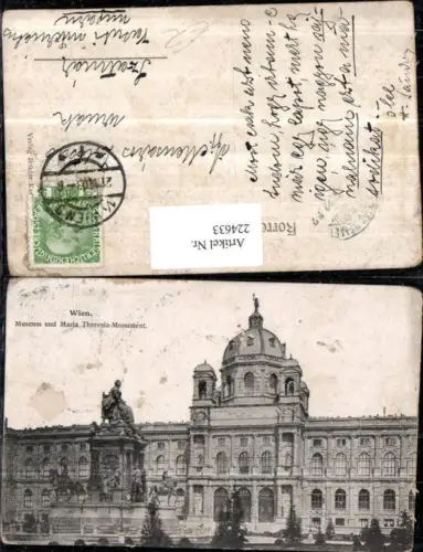 224633,Wien 1 Museum u. Maria Theresia-Monument