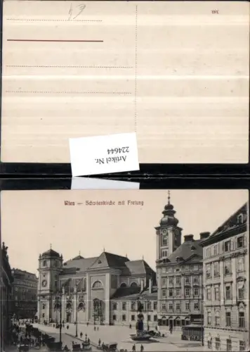 224644,Wien 1 Schottenkirche Kirche m. Freiung Freyung