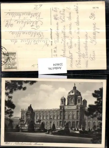 224654,Wien 1 Naturhistorisches Museum m. Kaiserin Maria-Theresia Denkmal