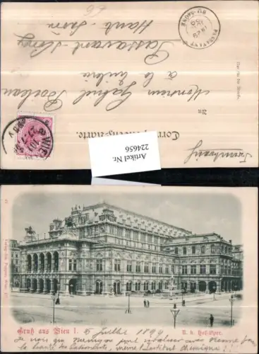 224656,Wien 1 K. k. Hof-Oper