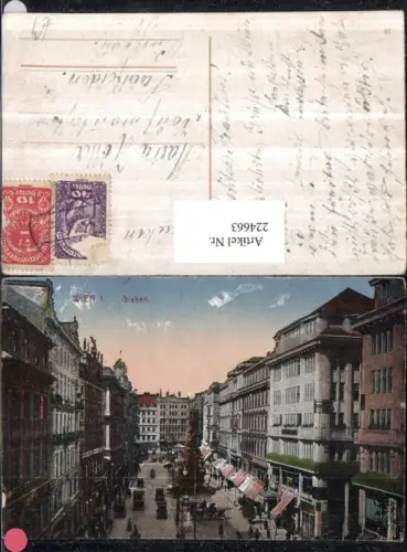 224663,Wien 1 Graben Pestsäule Säule Geschäfte
