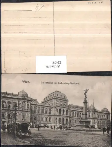 224681,Wien 1 Universität m. Liebenberg-Denkmal