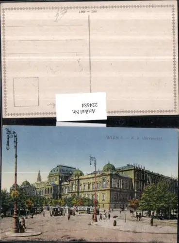 224684,Wien 1 K. k. Universität