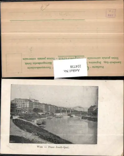 224738,Wien 1 Franz Josefs-Quai Partie
