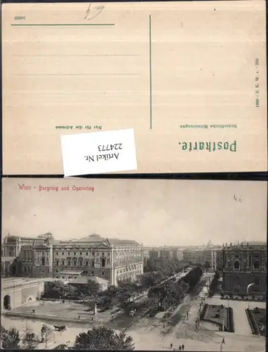 224773,Wien 1 Burg-Ring u. Opern-Ring