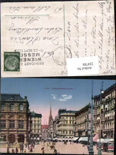 224788,Wien 1 Kärntner-Straße Straßenansicht Geschäfte