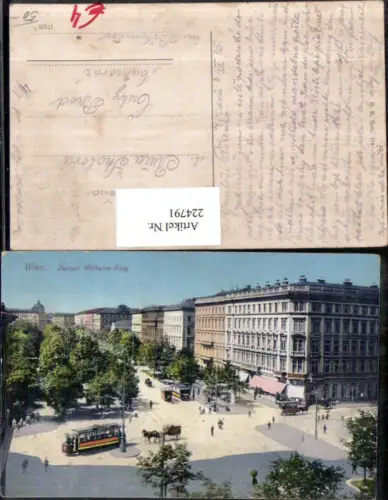 224791,Wien 1 Kaiser Wilhelm-Ring Straßenbahn