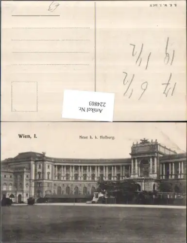 224803,Wien 1 Neue K. k. Hofburg
