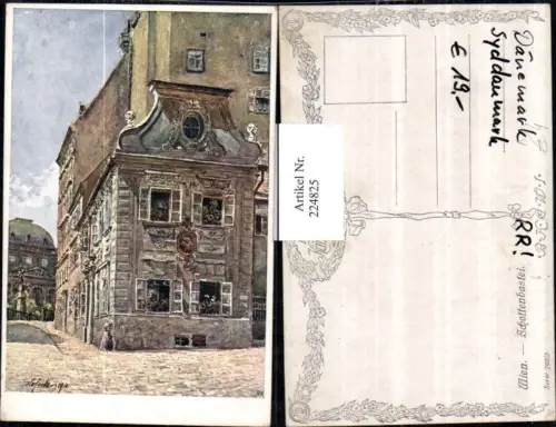 224825,Künstler AK Hofecker Wien 1 Schotenbastei