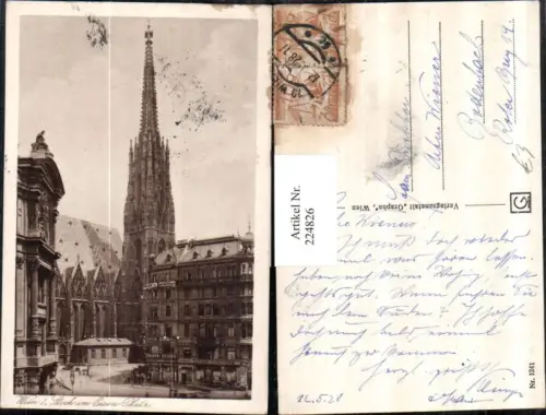 224826,Wien 1 Stock im Eisen-Platz Stephansdom Dom