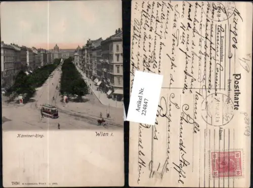 224847,Wien 1 Kärntner-Ring Straßenansicht