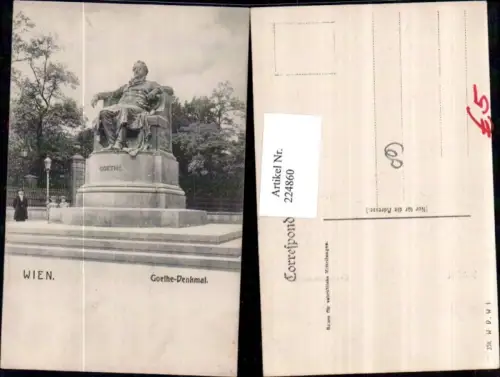 224860,Wien 1 Goethe-Denkmal