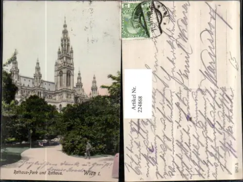 224868,Wien 1 Rathaus-Park u. Rathaus
