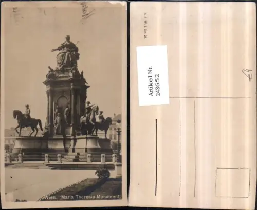 248652,Wien 1 Maria Theresia-Monument pub Brüder Kohn B.K.W.I. 28