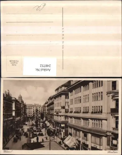 248752,Wien 1 Graben Geschäfte Pestsäule pub Brüder Kohn B.K.W.II. 1045