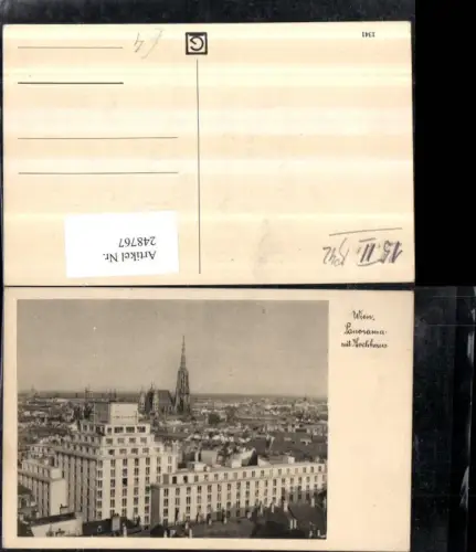 248767,Wien 1 Panorama m. Hochhaus u. Stephansdom