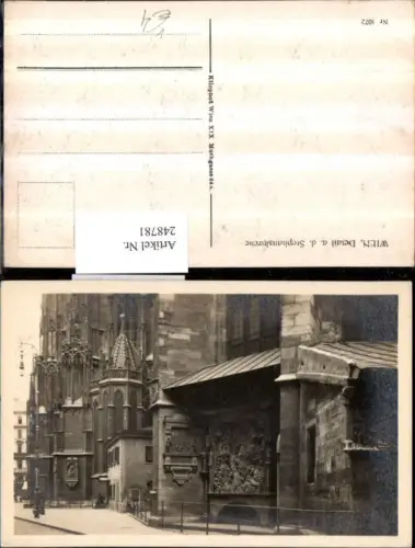 248781,Wien 1 Detail an d. Stephanskirche pub Kilophot 1072