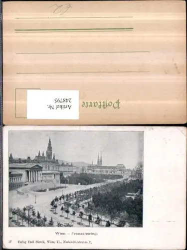 248795,Wien 1 Franzensring Parlament