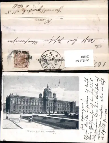248811,Wien 1 K. k. Hof-Museum