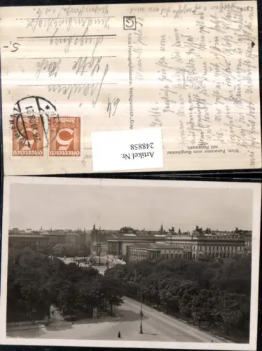 248858,Wien 1 Panorama v. Burgtheater m. Parlament